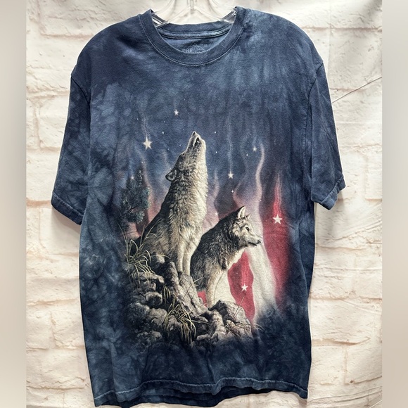 The Mountsin tshirt size Medium  blue tie dye‎ - Picture 1 of 5
